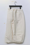Aviva Jifei Xue cocoon wide-leg pants SS23-CWLP2-AWHT ancient white